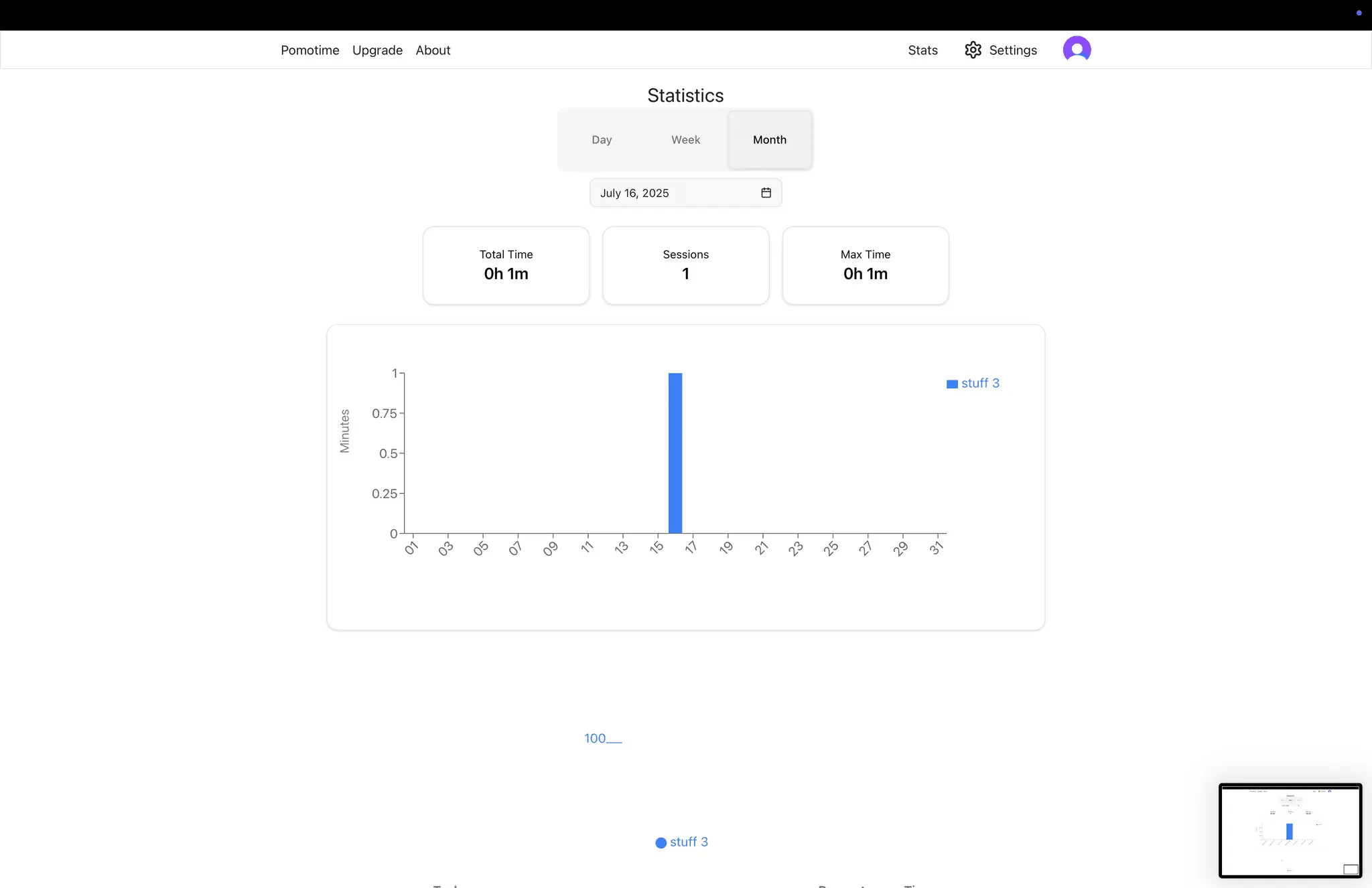 Screenshot 4 of Pomotime