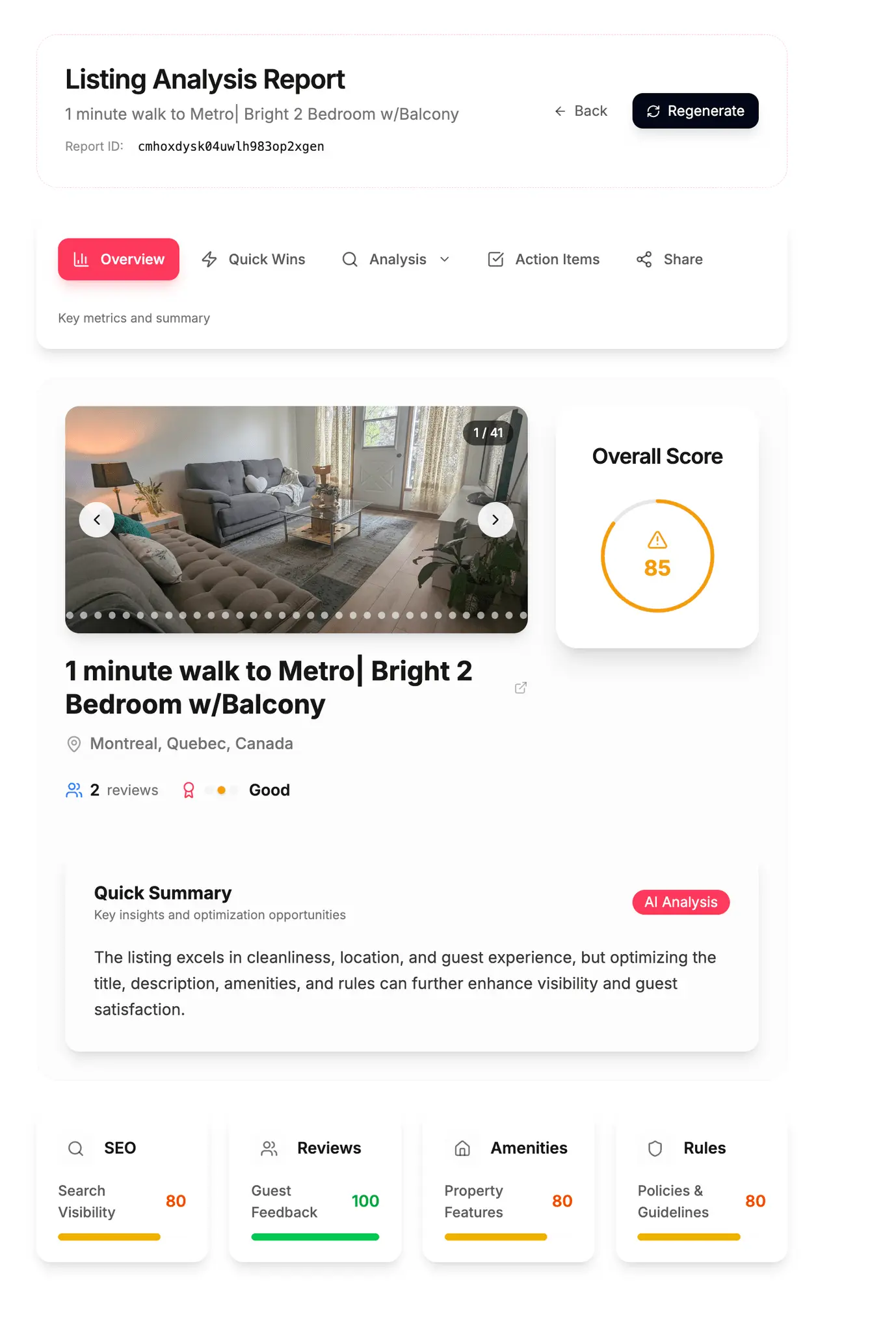 Screenshot 2 of ShortRentals AI
