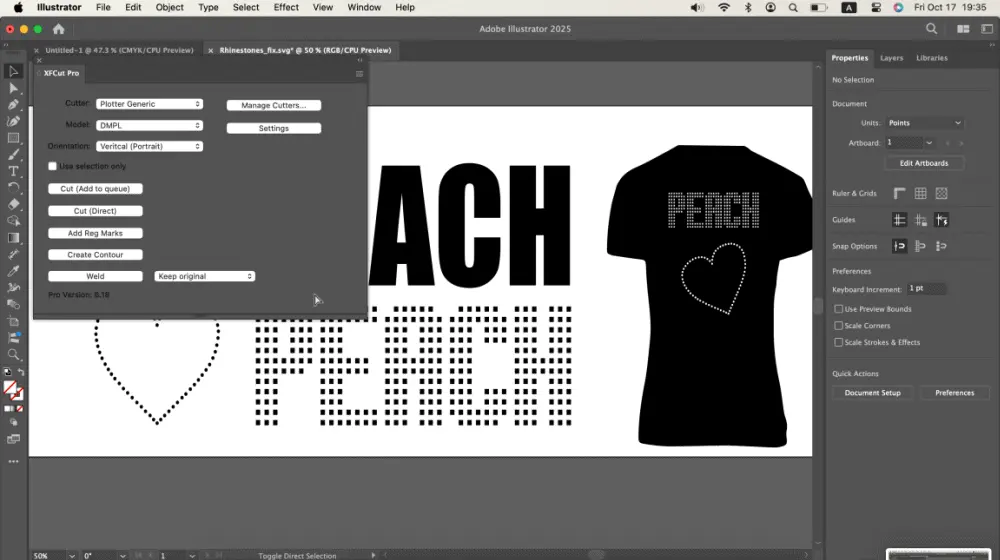 Screenshot 4 of XFCut Pro Vinyl Cutter Software Plugin