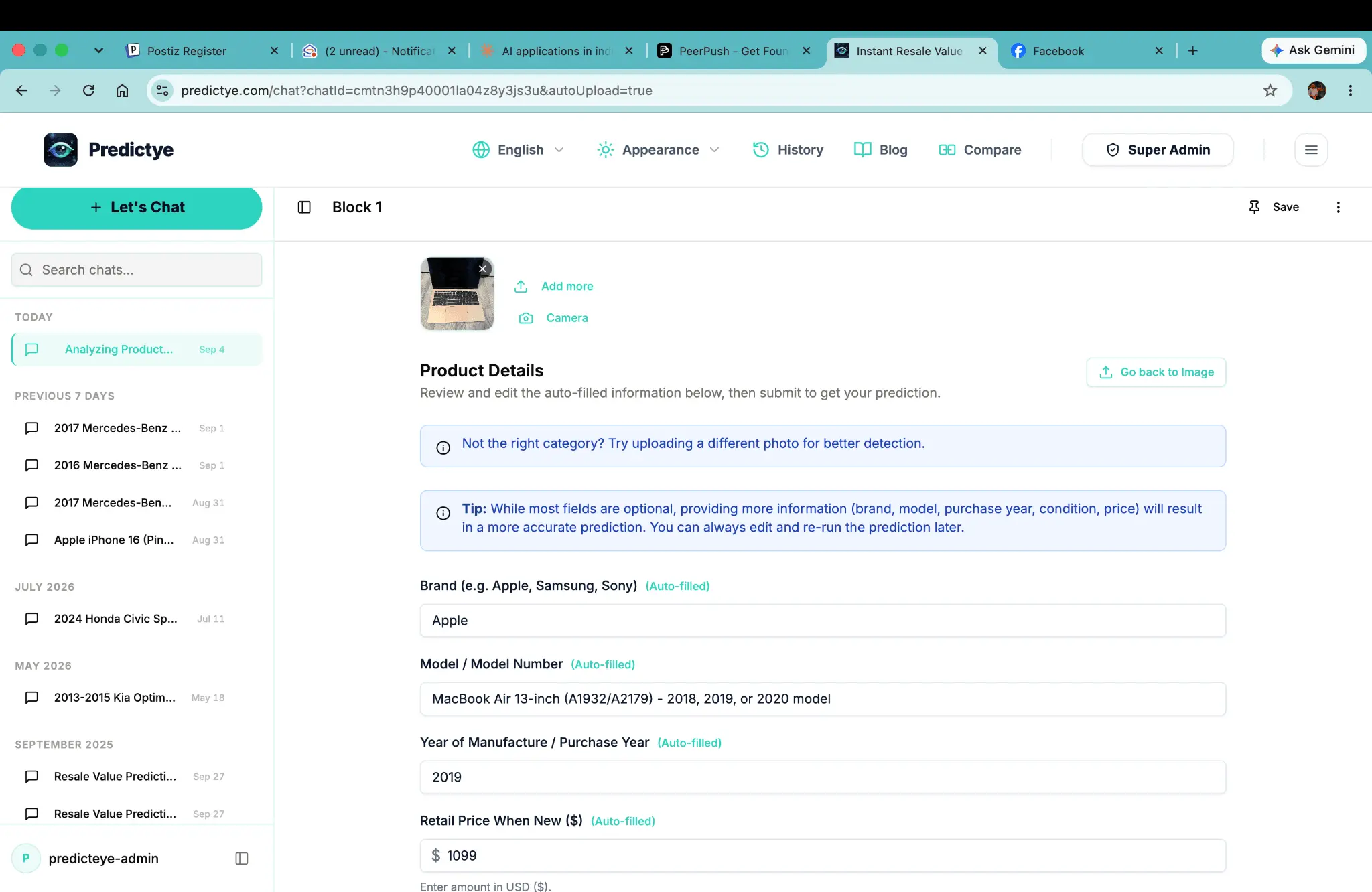 Screenshot 4 of Predictye