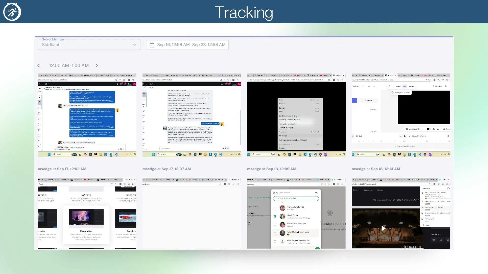 Screenshot 3 of Backlsh - Improve Productivity By Tracki