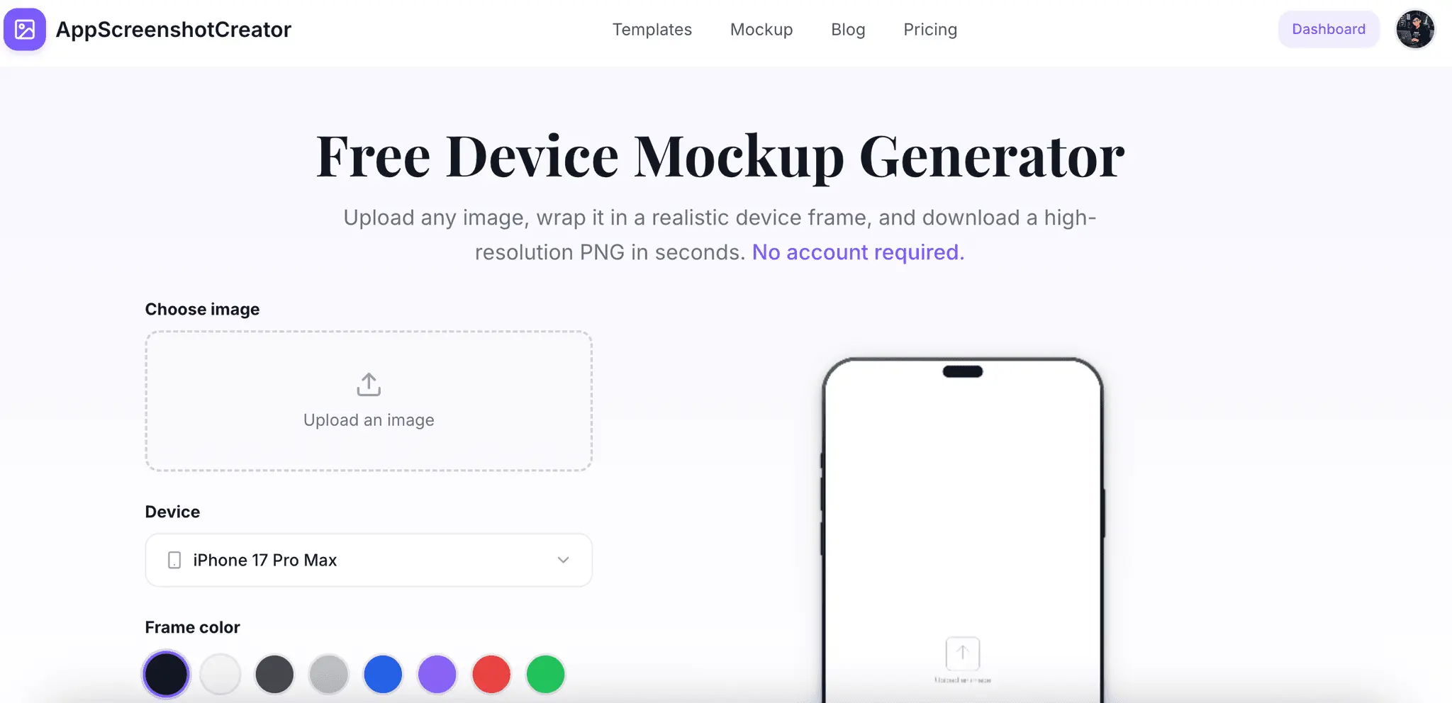 Screenshot 2 of AppScreenshot Creator
