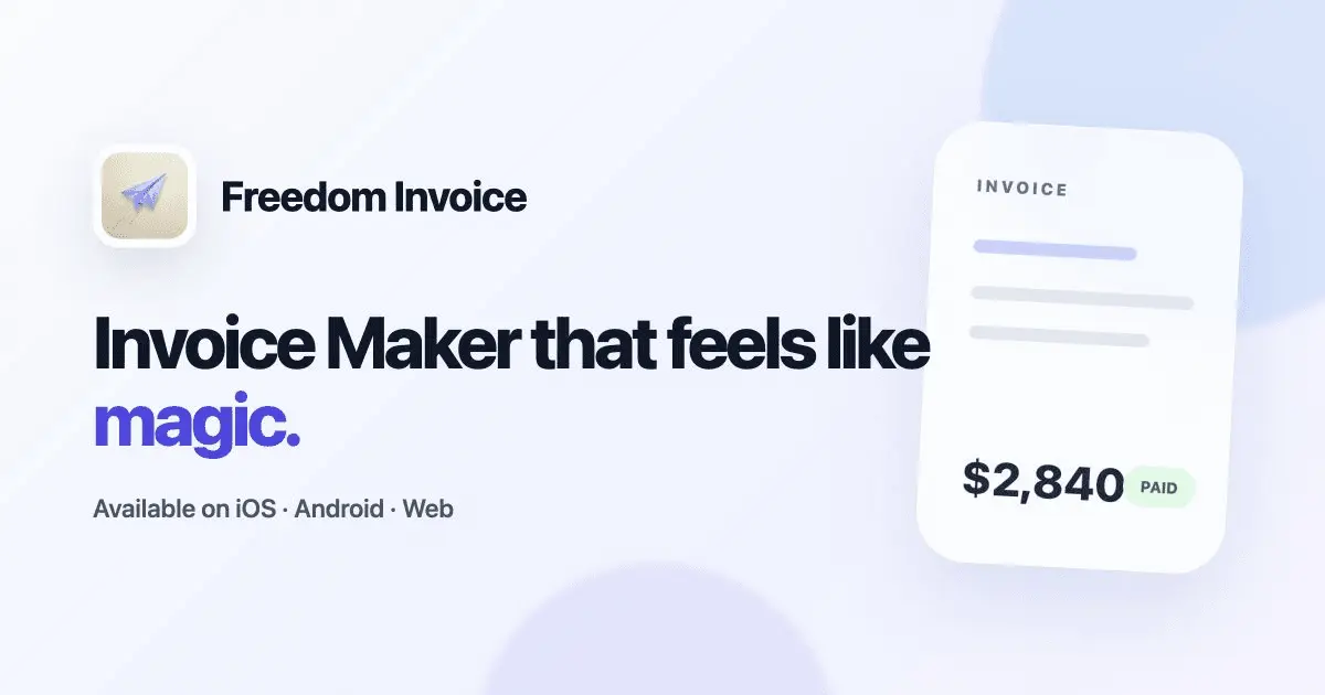 Screenshot 1 of Pocket Invoice