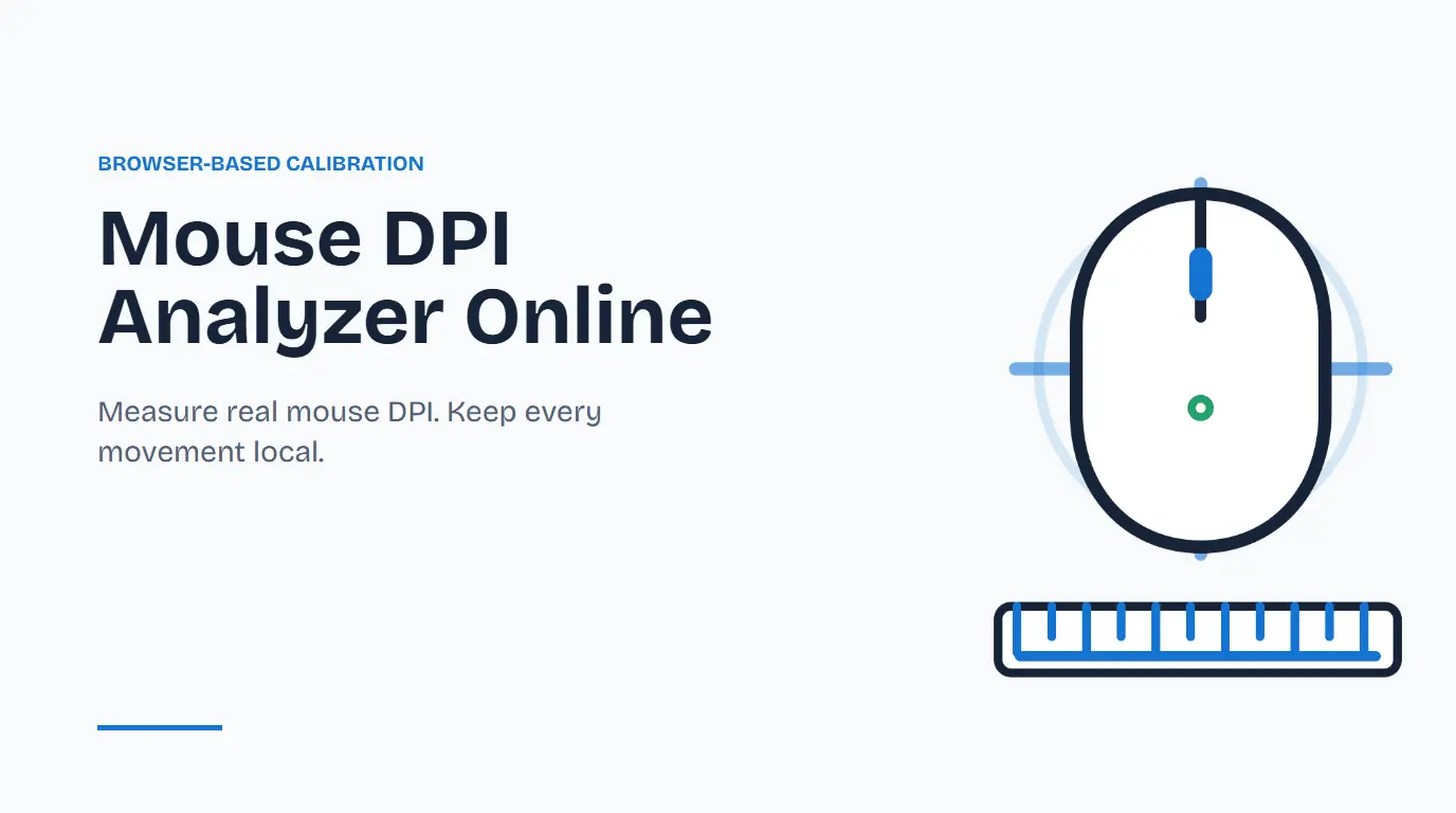 Screenshot 1 of Mouse DPI Analyzer