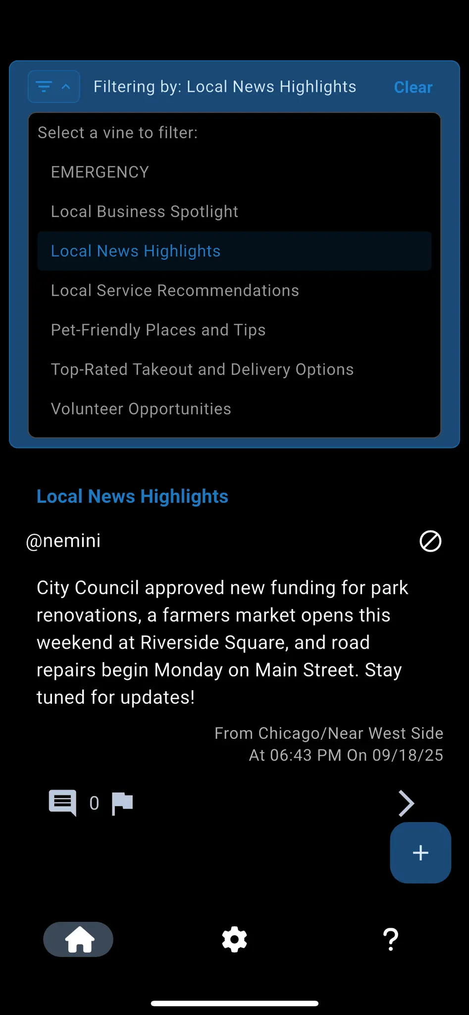 Screenshot 2 of GrapeVine Social