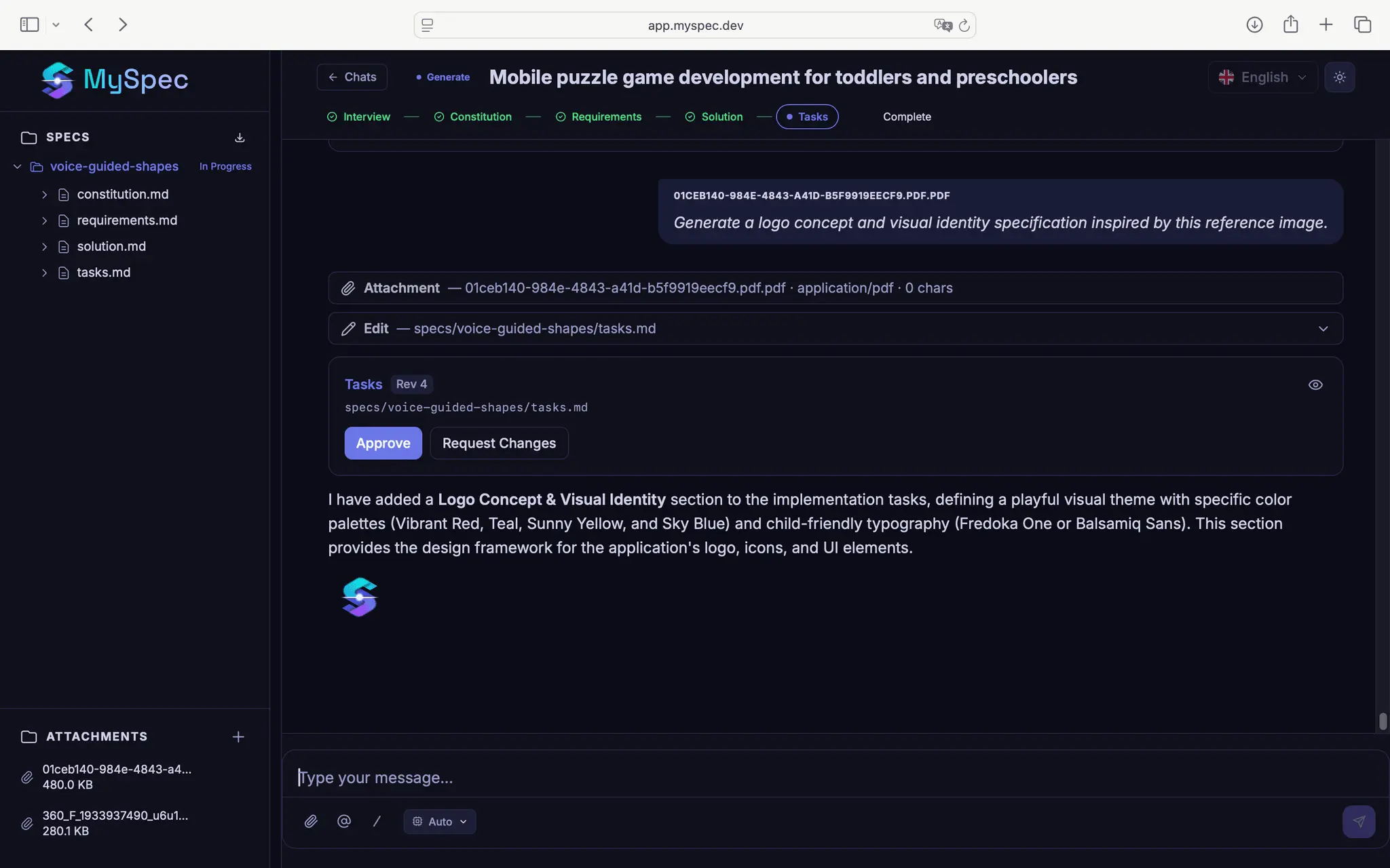 Screenshot 5 of MySpec