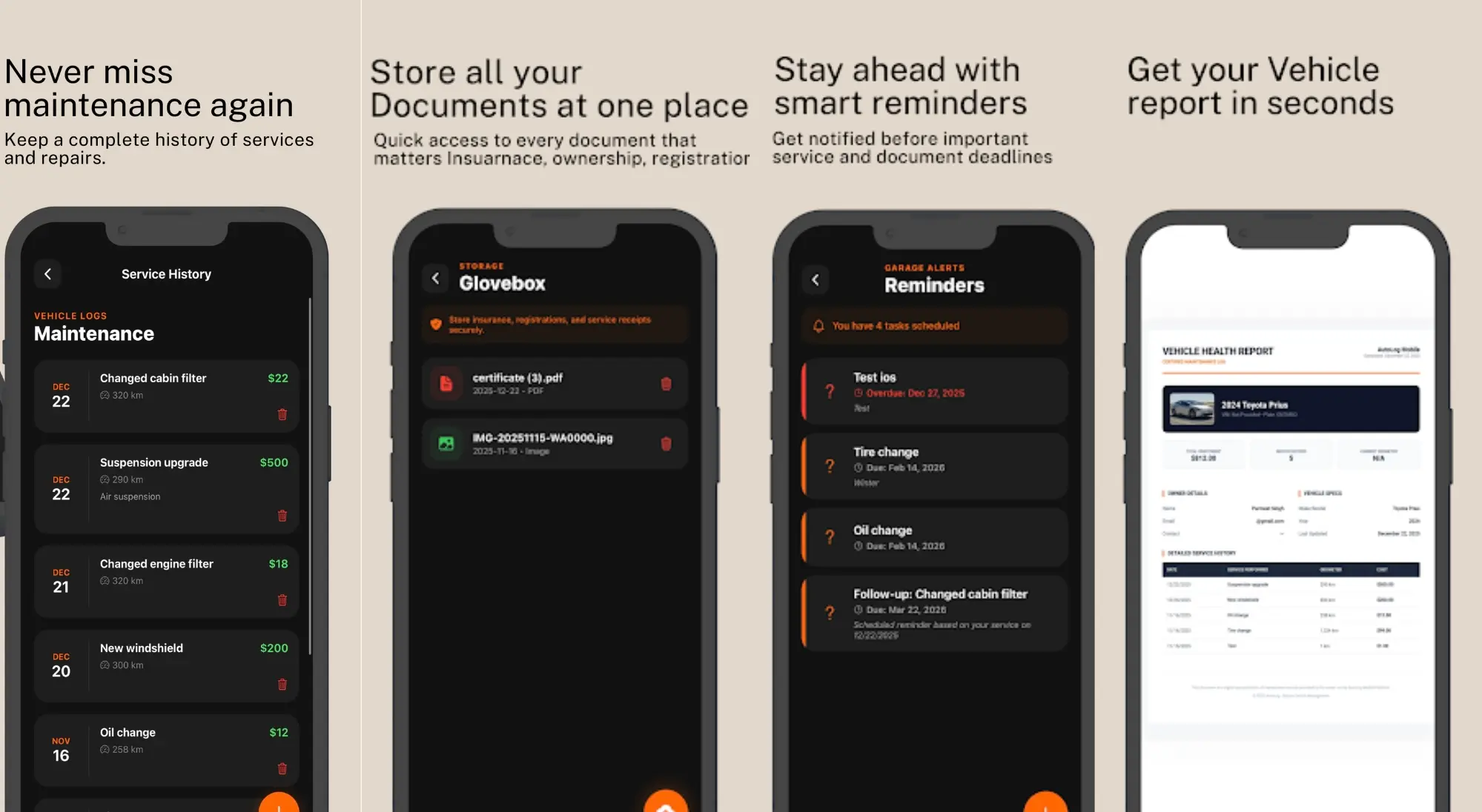 Screenshot 1 of AutoLog