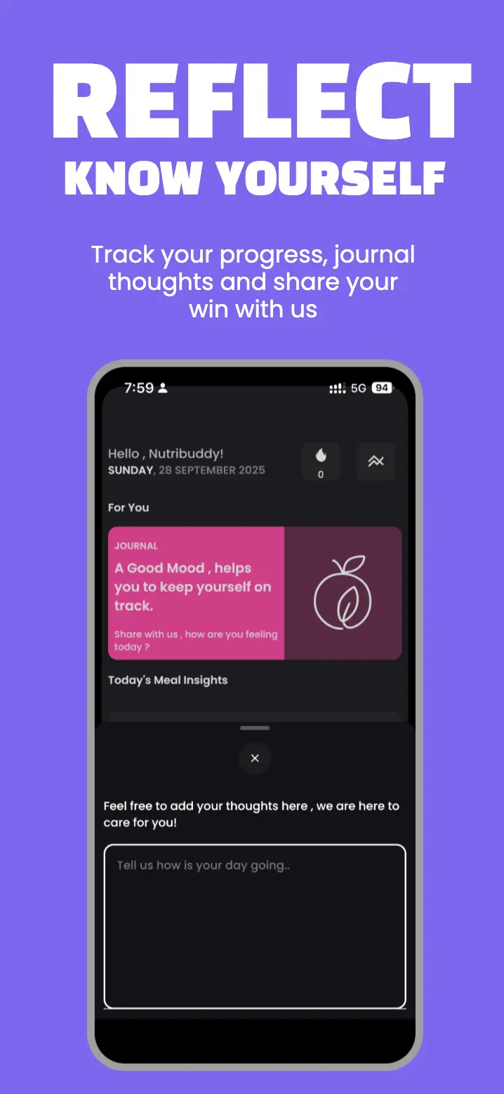 Screenshot 1 of ‎Nutrify Ai : Calorie Tracker