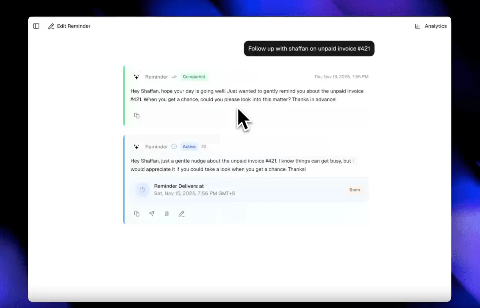 Screenshot 6 of autoremind.ai