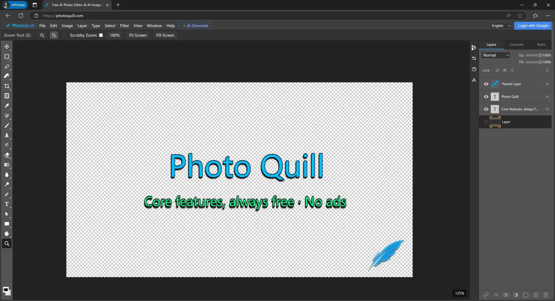Screenshot 1 of PhotoQuill