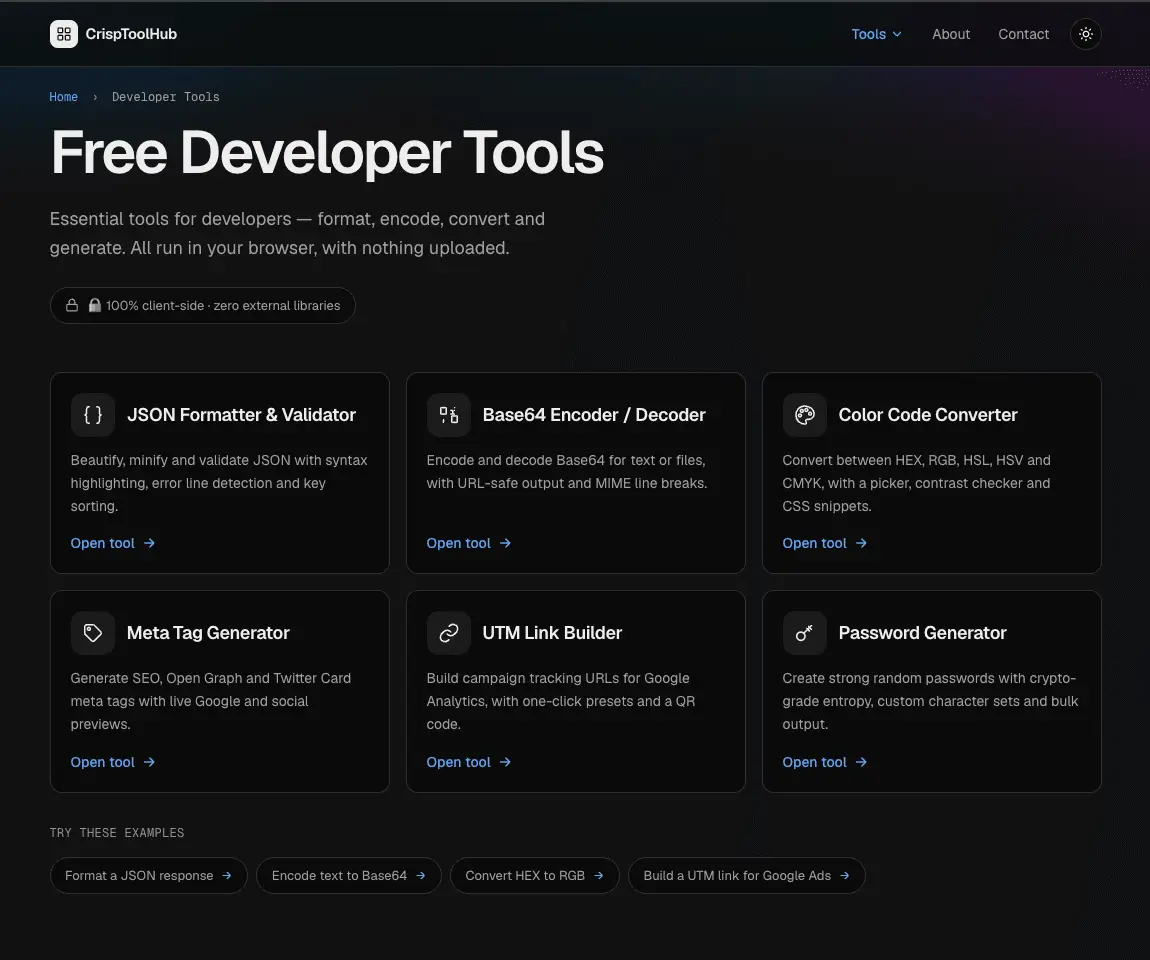 Screenshot 8 of CrispToolHub