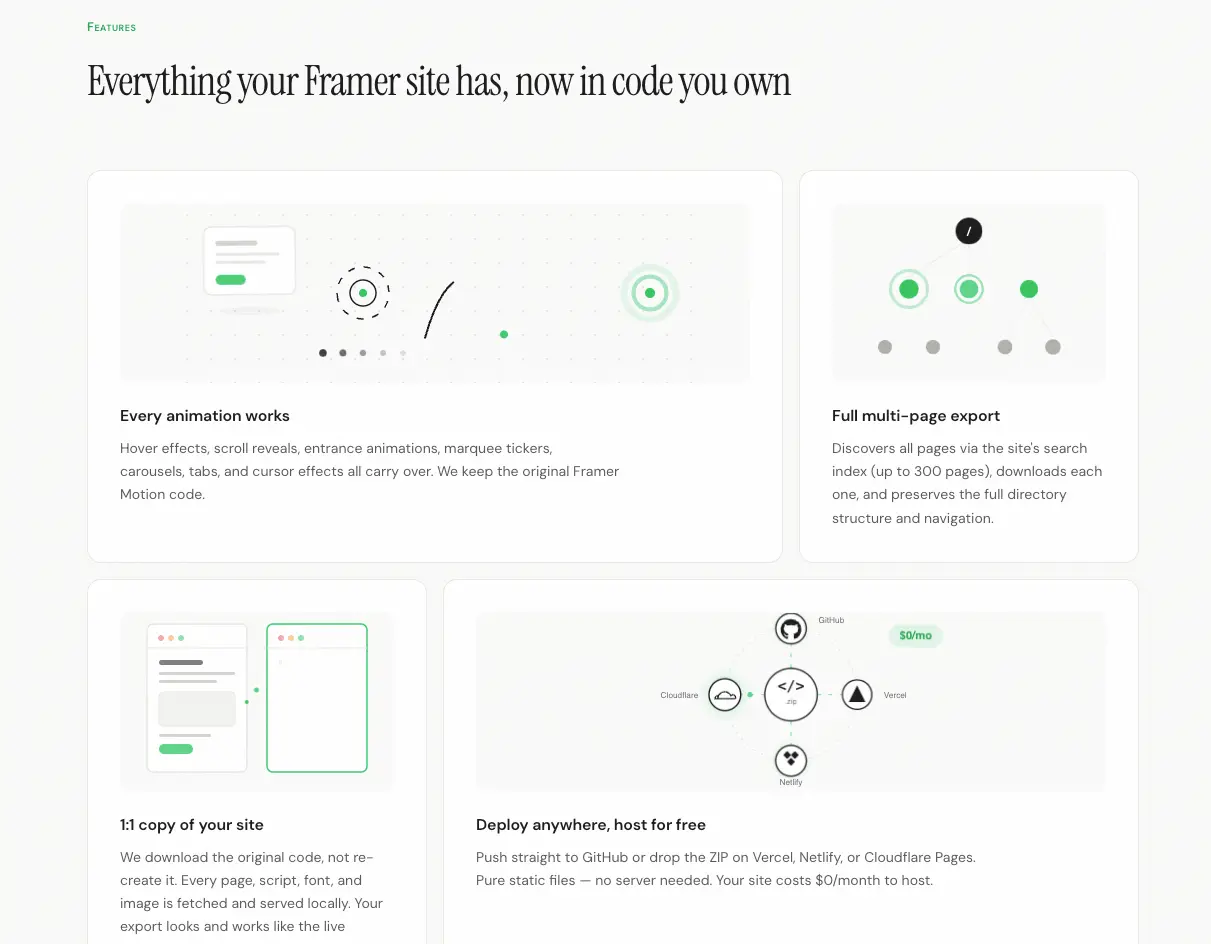 Screenshot 3 of Framer Export