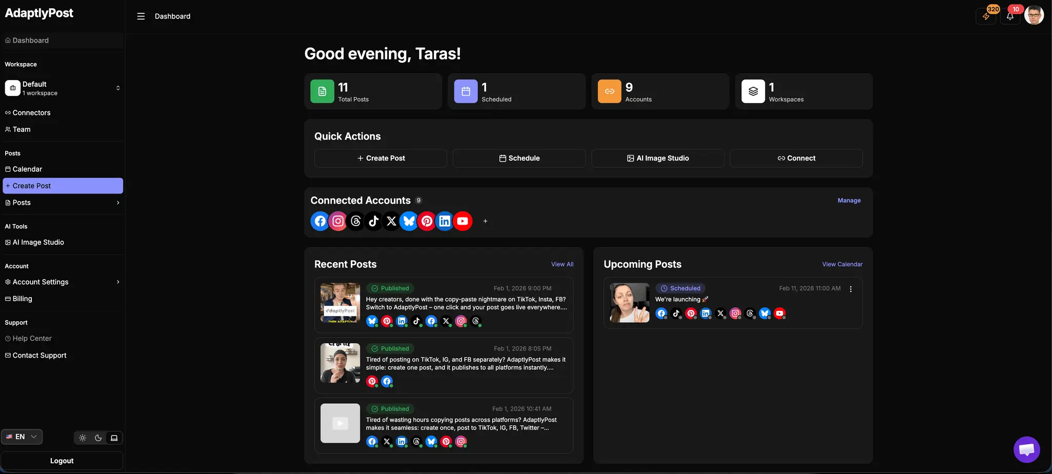 Screenshot 3 of AdaptlyPost
