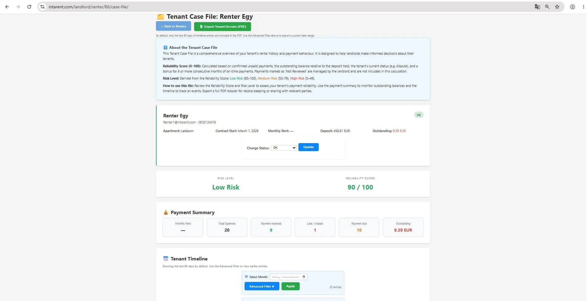 Screenshot 2 of IntaRent