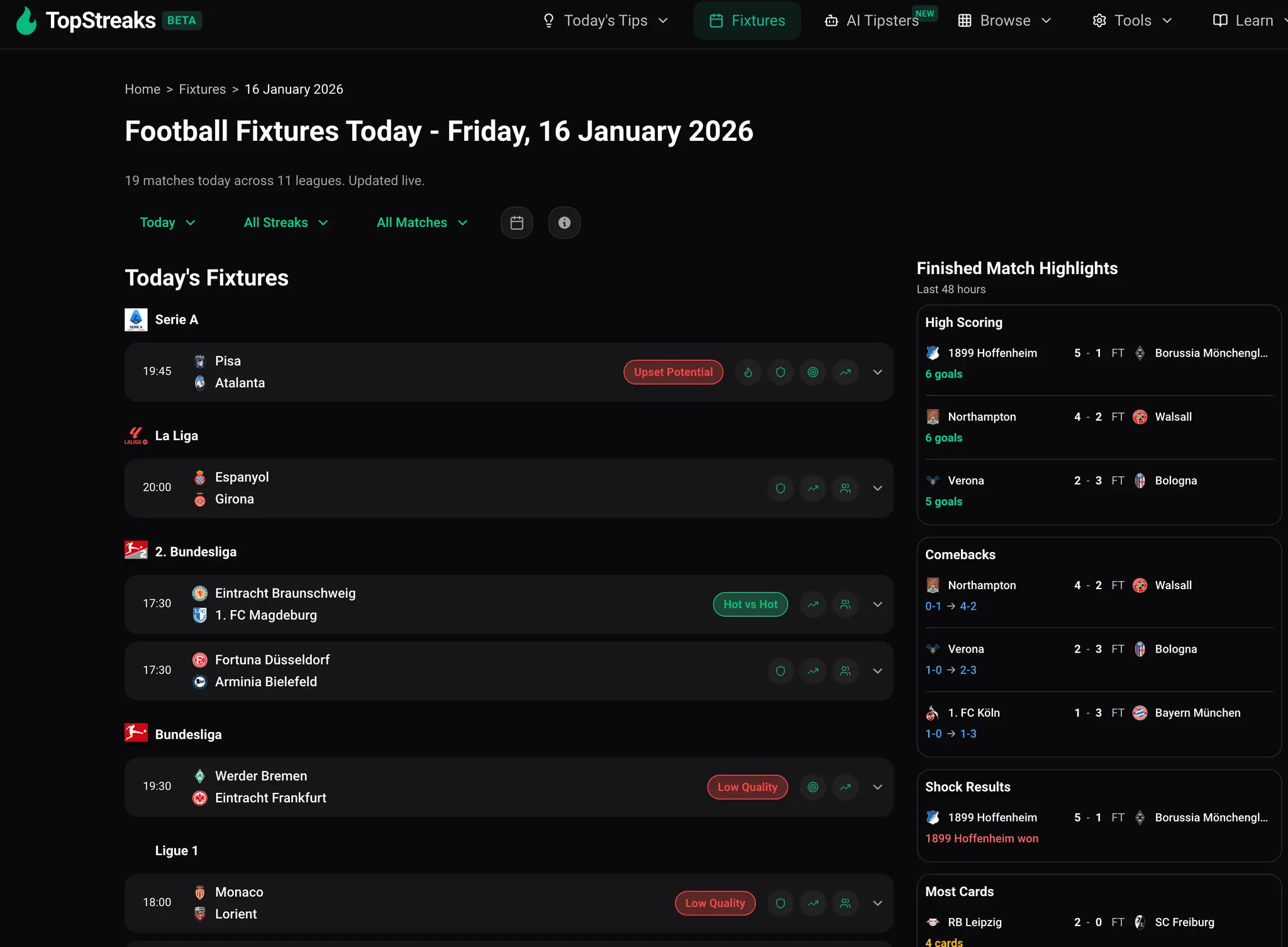 Screenshot 2 of TopStreaks.com