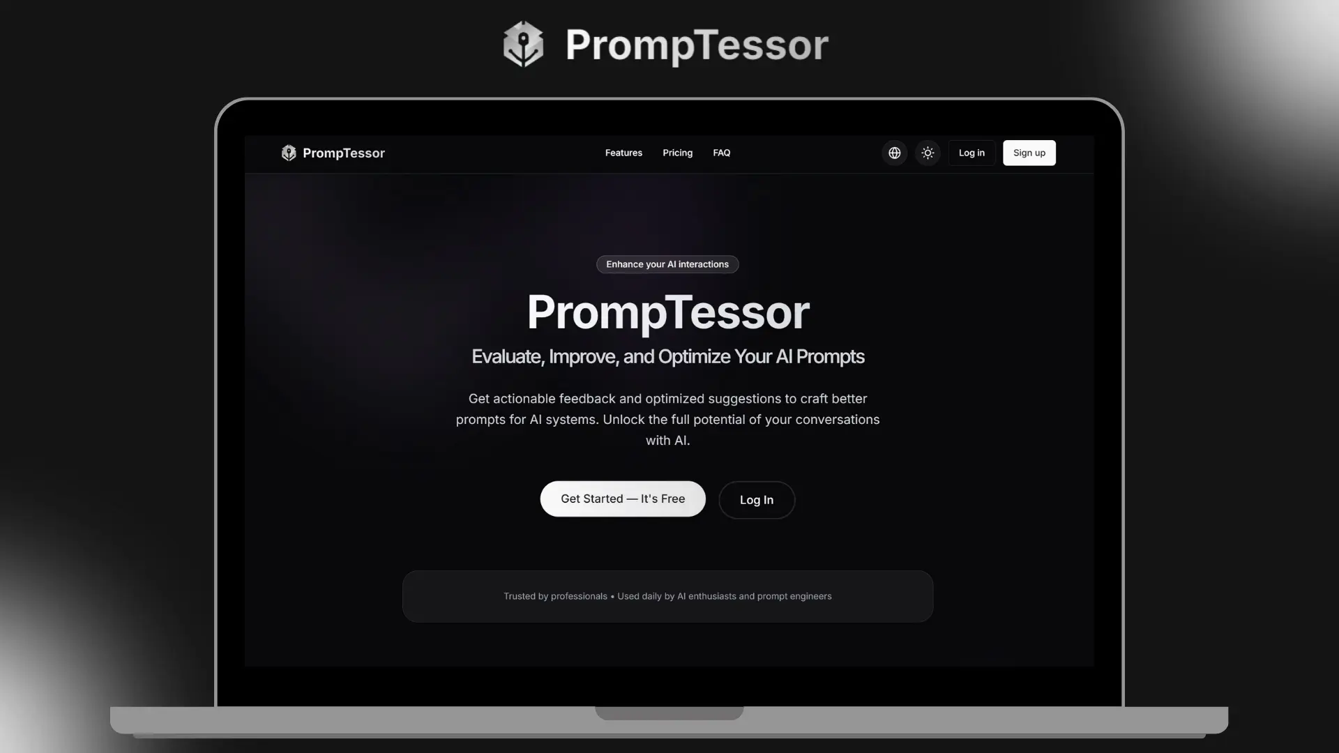 Screenshot 1 of PrompTessor