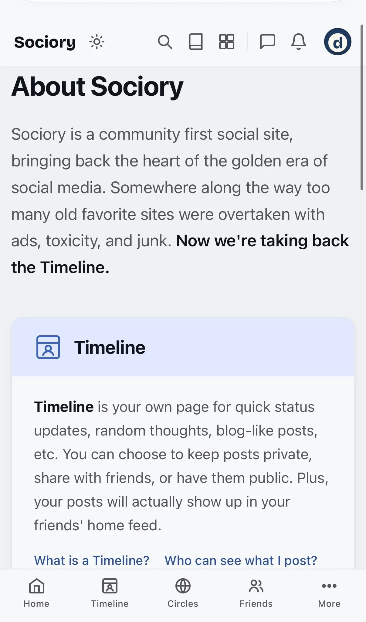 Screenshot 6 of Sociory