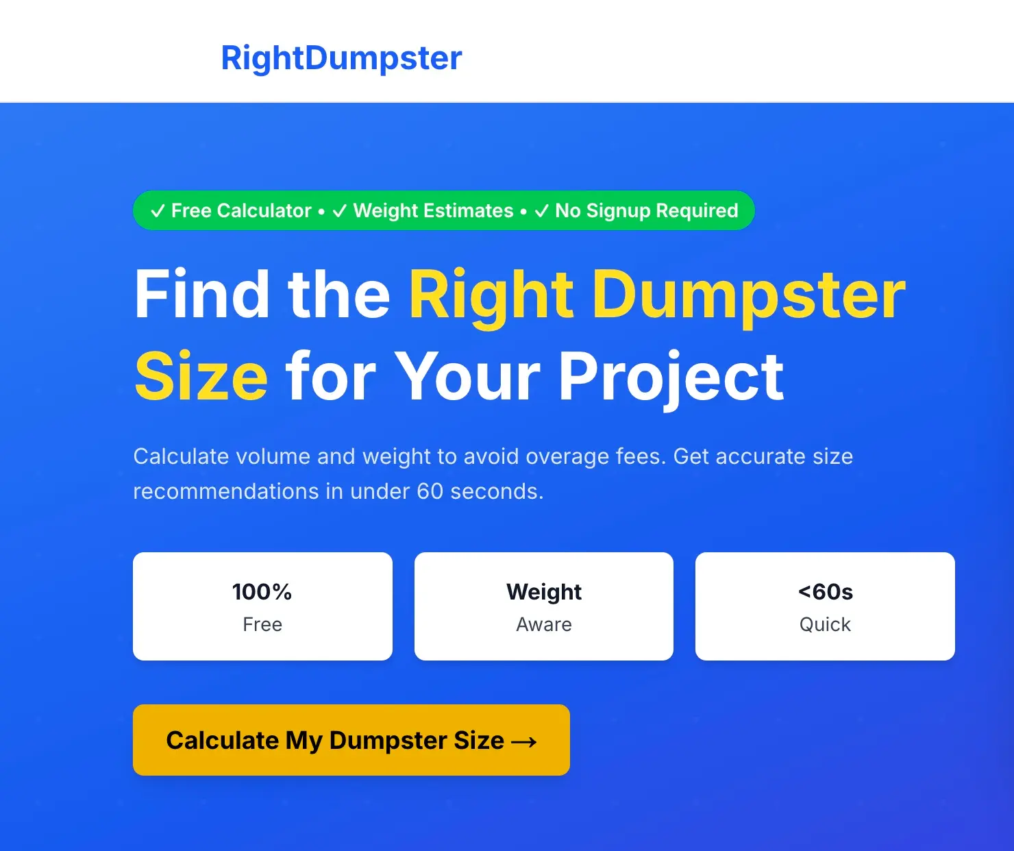 Screenshot 1 of Right Dumpster