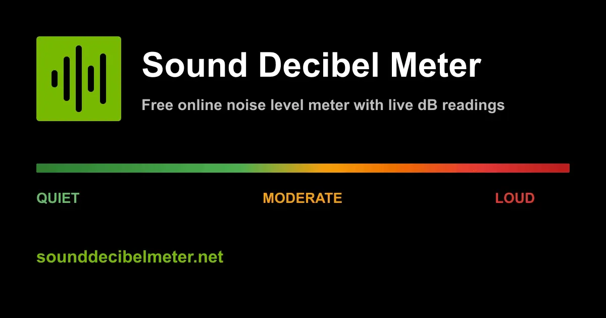 Screenshot 1 of Sound Decibel Meter Online