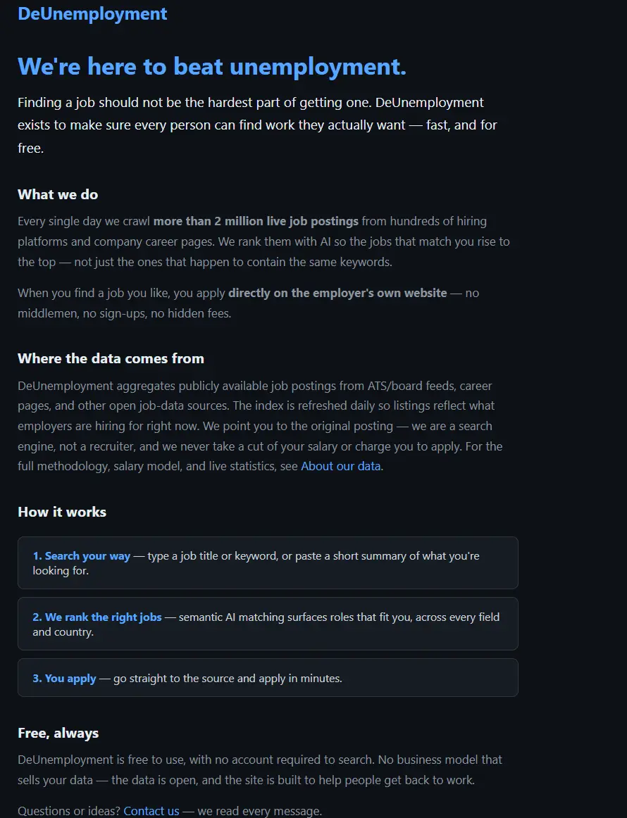 Screenshot 2 of DeUnemployment