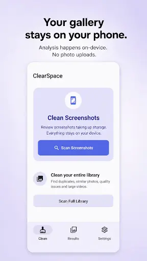 Screenshot 3 of ClearSpace: Screenshot Inbox