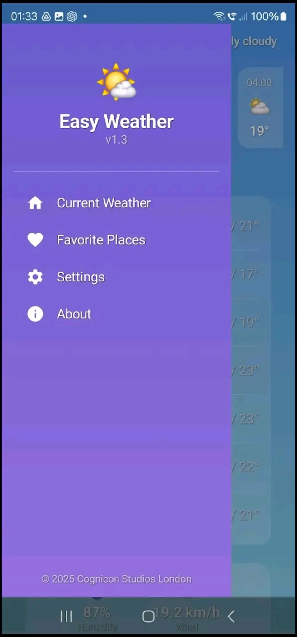 Screenshot 5 of Easy Weather: Local & Global