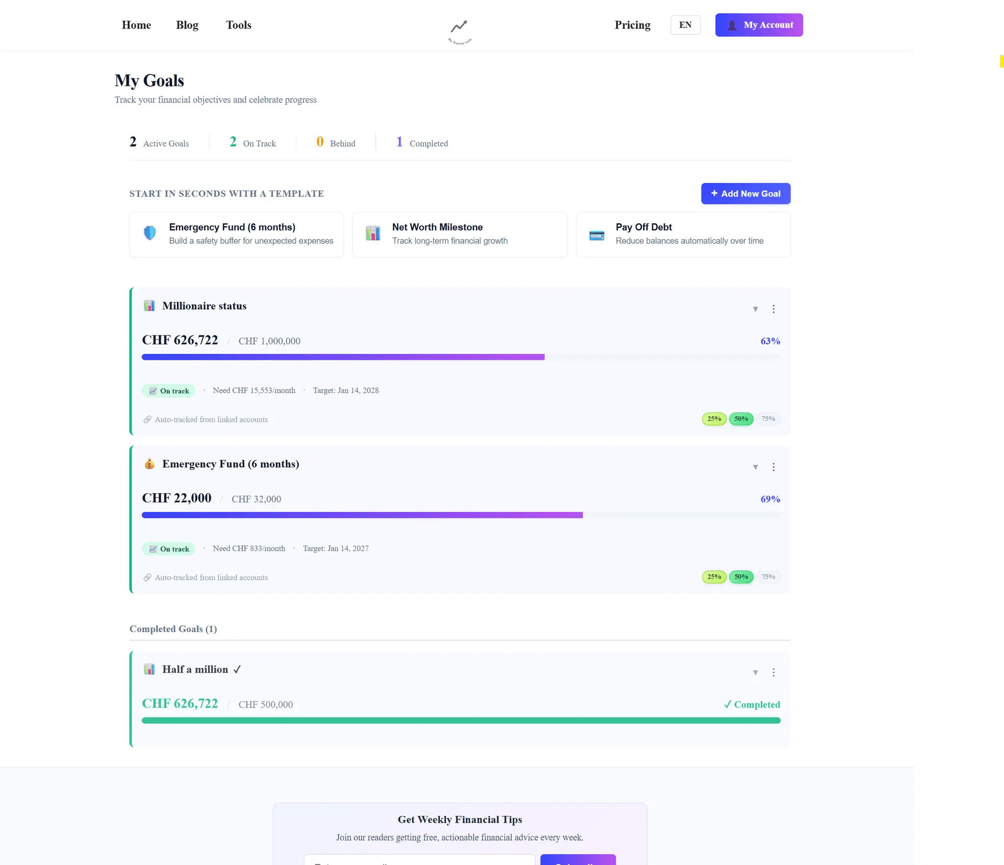Screenshot 5 of MyFinanceTools