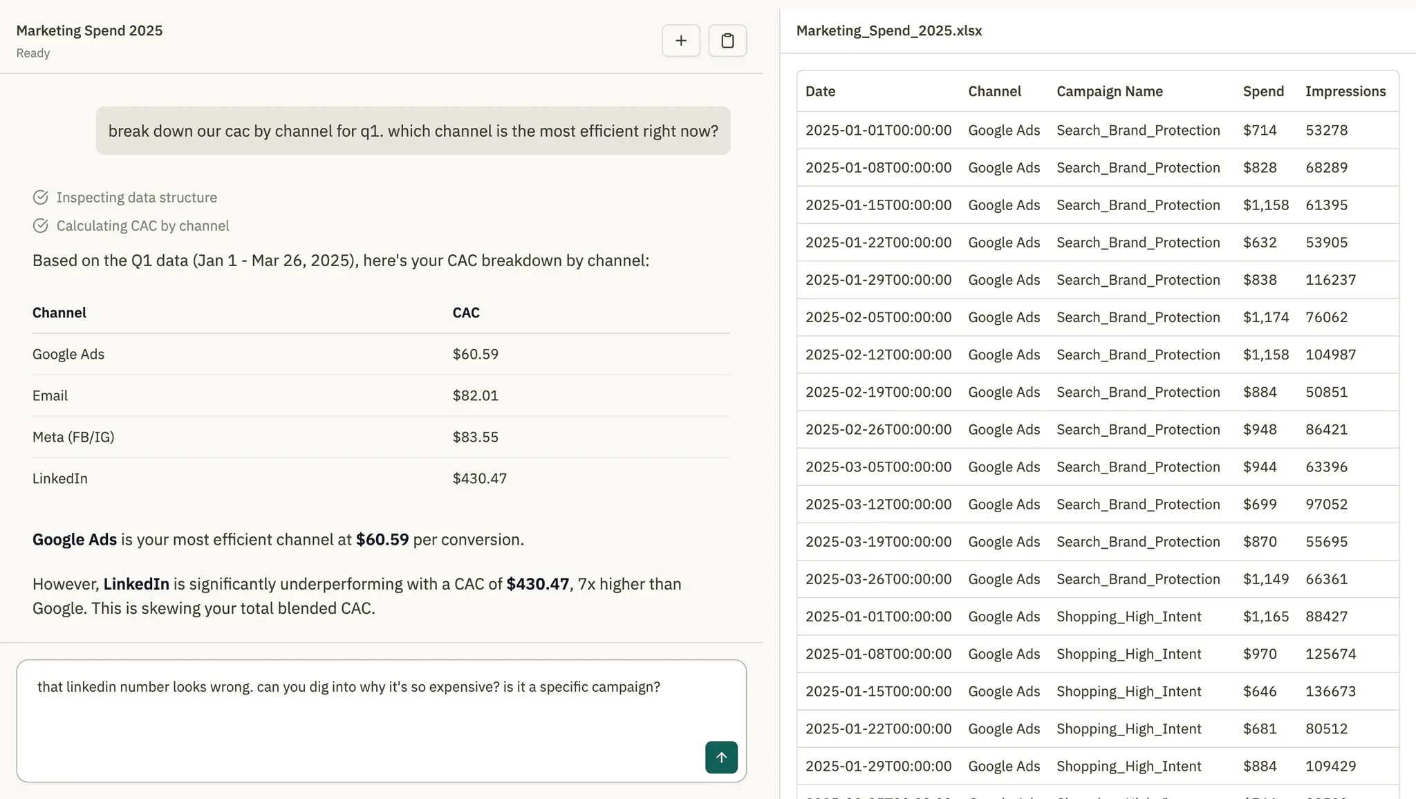 Screenshot 1 of Kepler - AI Data Analyst