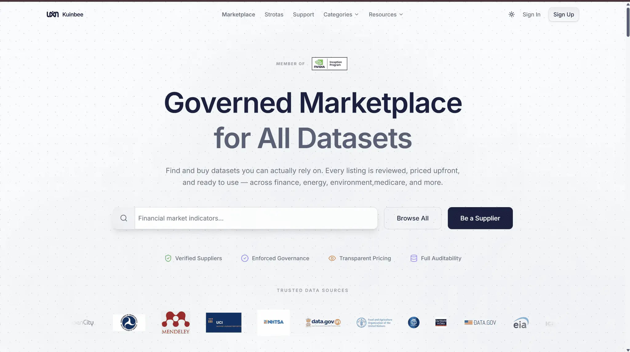 Screenshot 1 of Data Marketplace