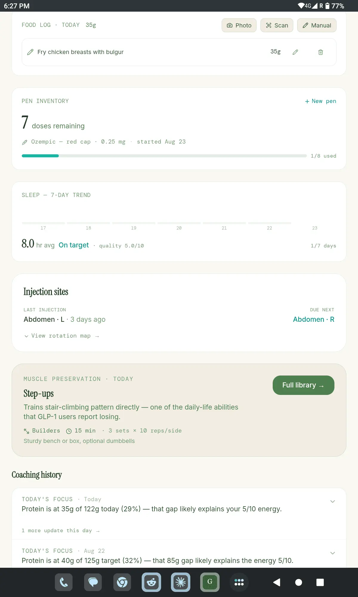 Screenshot 2 of GLP-1 Coach