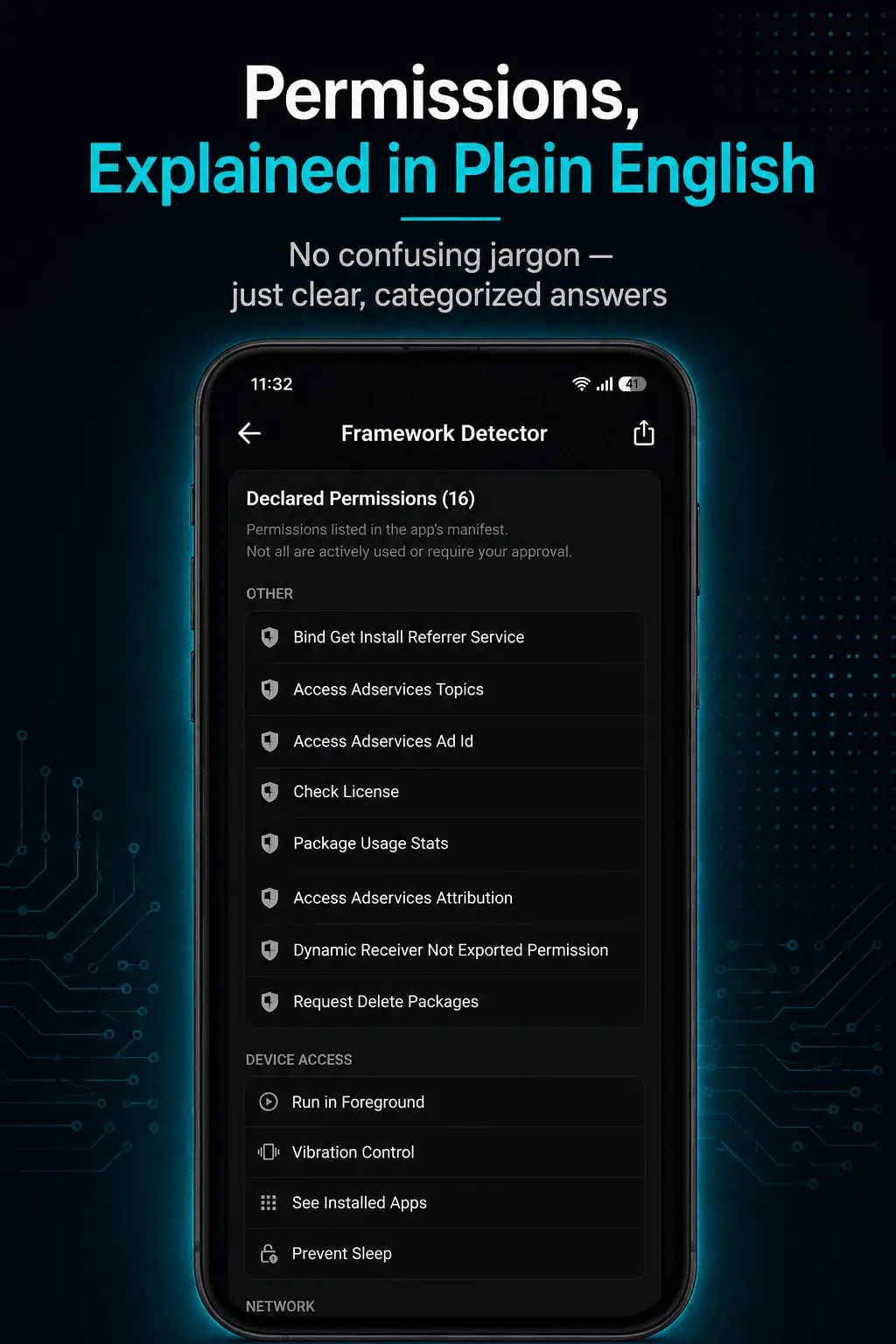 Screenshot 7 of Framework Detector App
