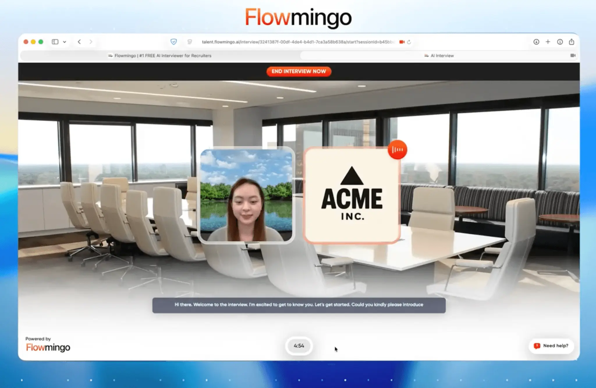 Screenshot 2 of Flowmingo, AI Interviewer - Free Forever