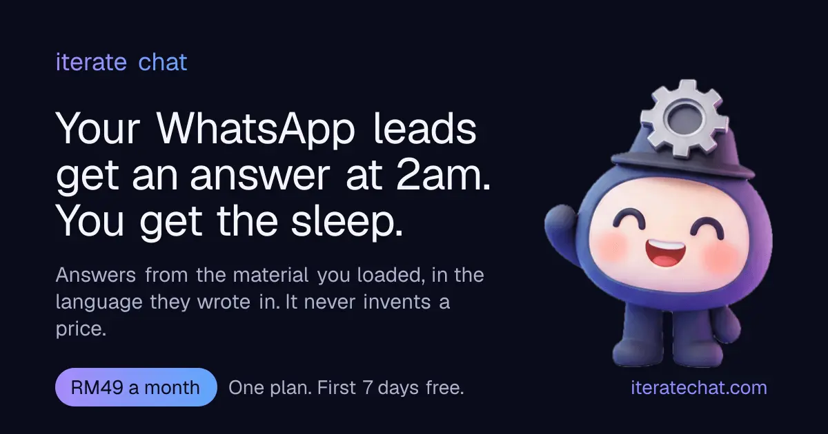 Screenshot 1 of Iterate Chat