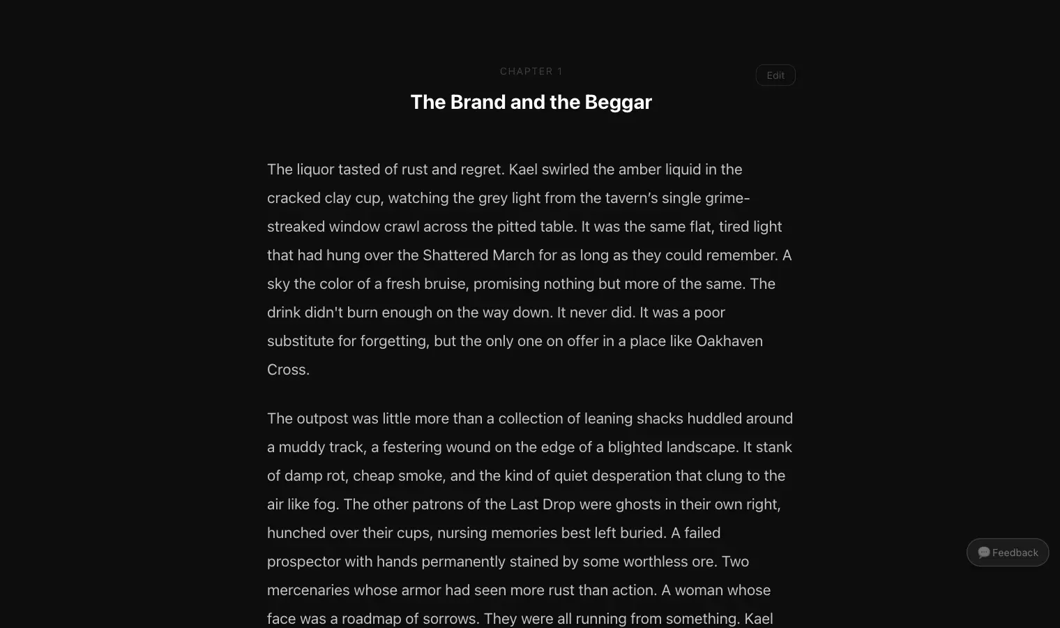 Screenshot 2 of zz-novel