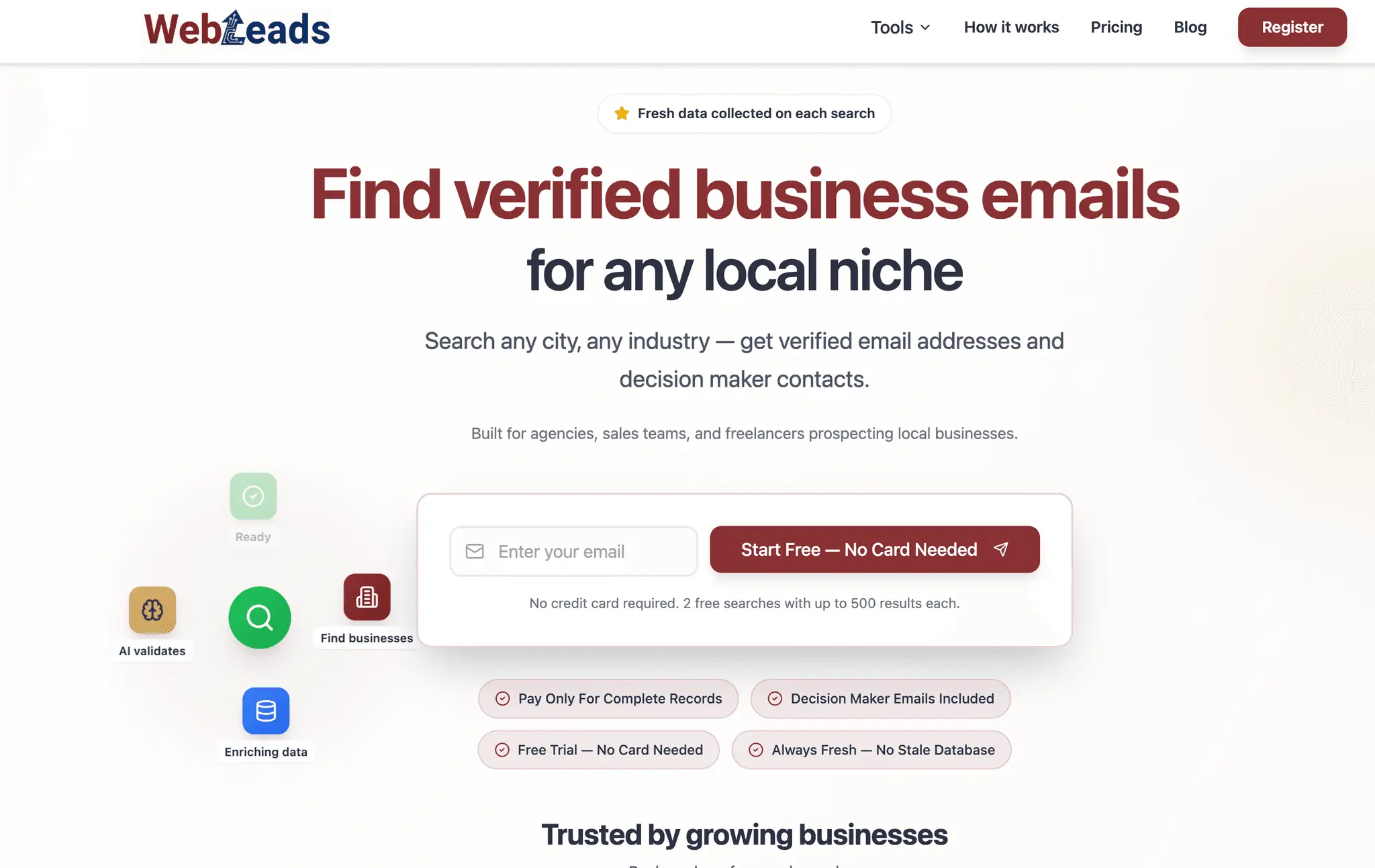 Screenshot 1 of WebLeads