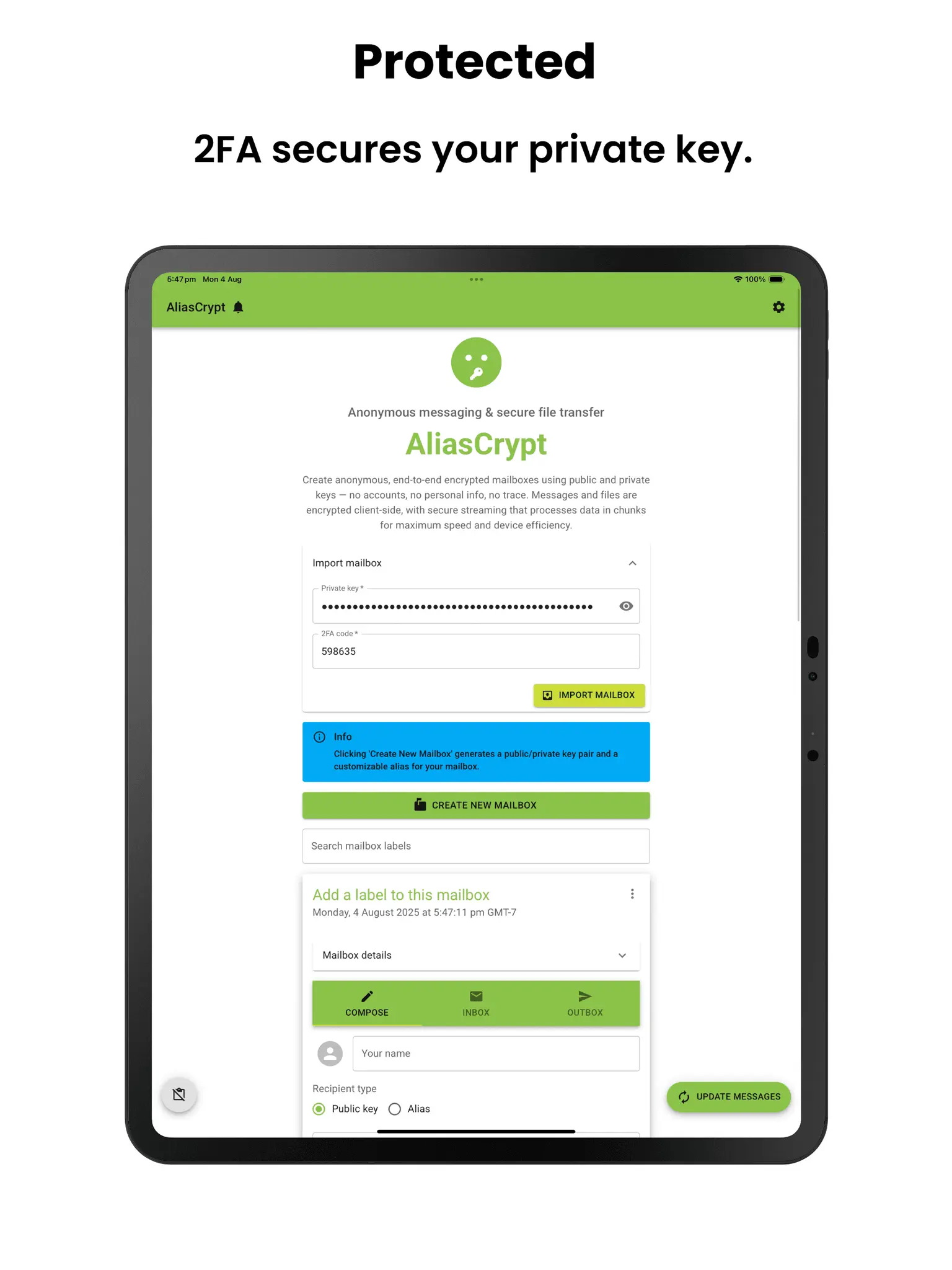Screenshot 5 of AliasCrypt