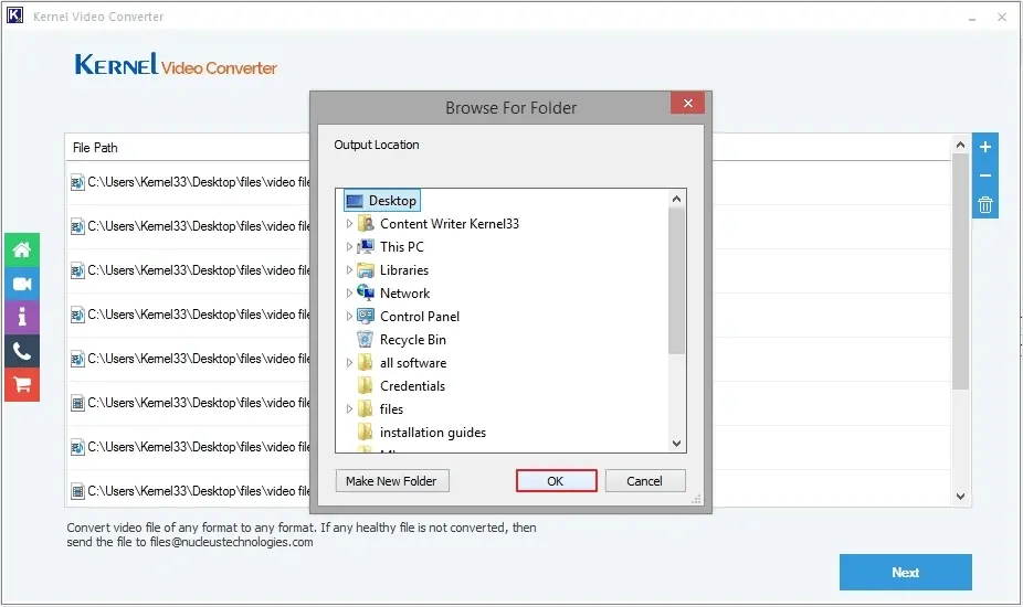 Screenshot 5 of Kernel Video Converter