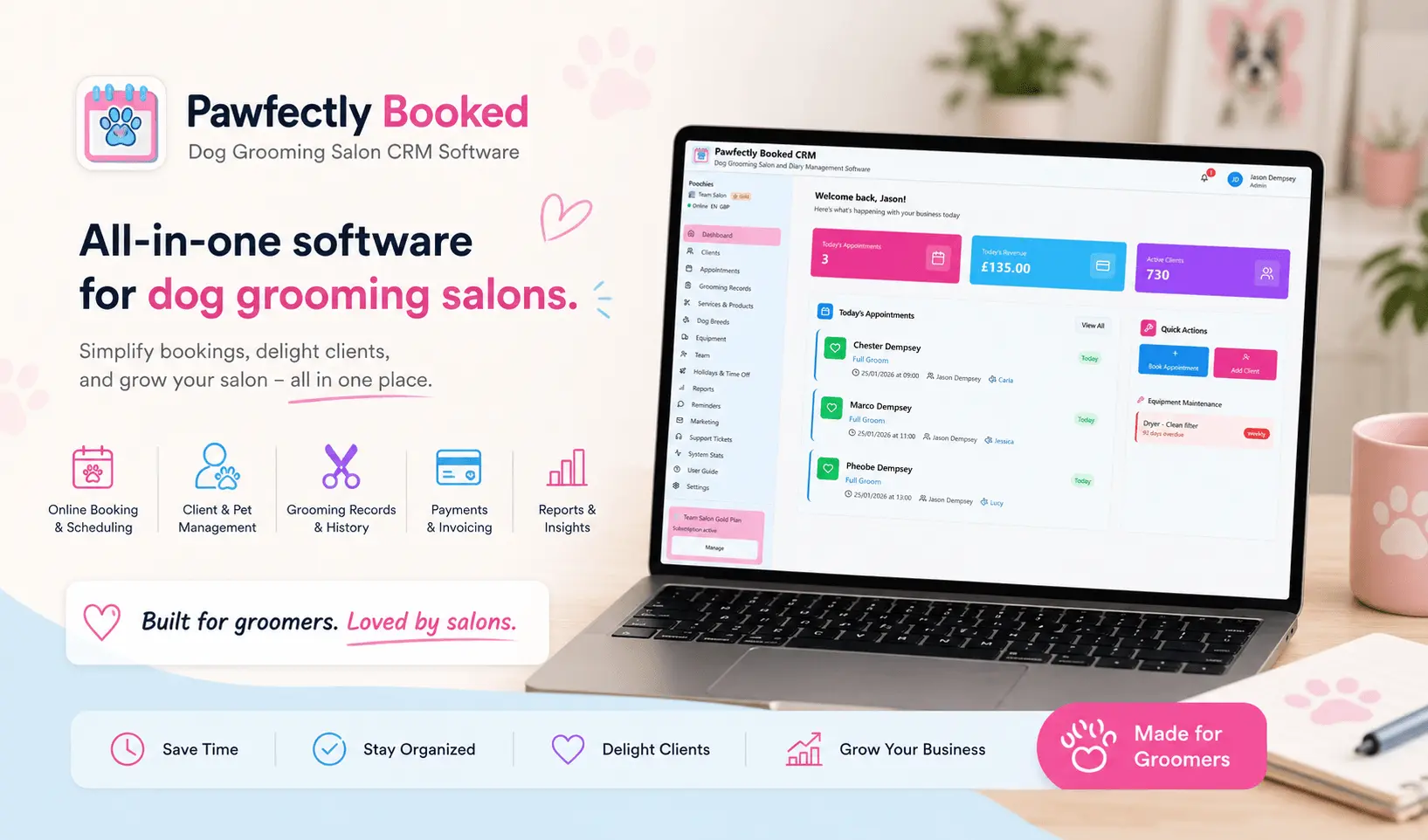 Screenshot 1 of Pawfectly Booked