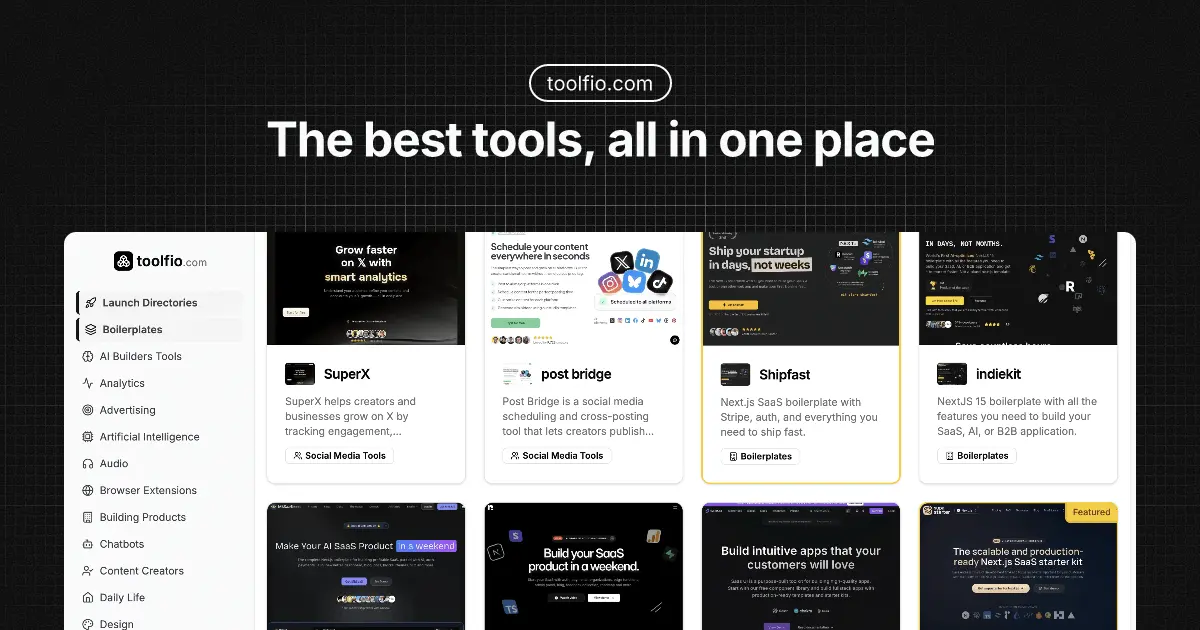 Screenshot 1 of toolfio