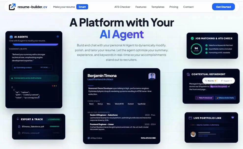 Screenshot 3 of AI Resume Builder | resume-builder.cv