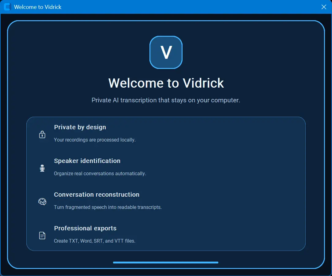 Screenshot 6 of Vidrick AI Transcriber