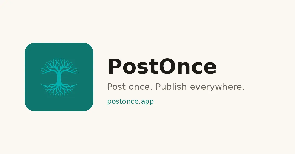 Screenshot 1 of PostOnce