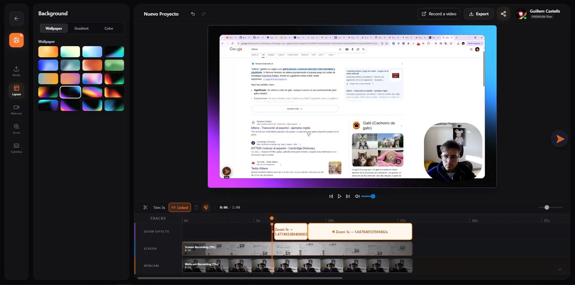 Screenshot 3 of Buzzcreen Screen Recorder