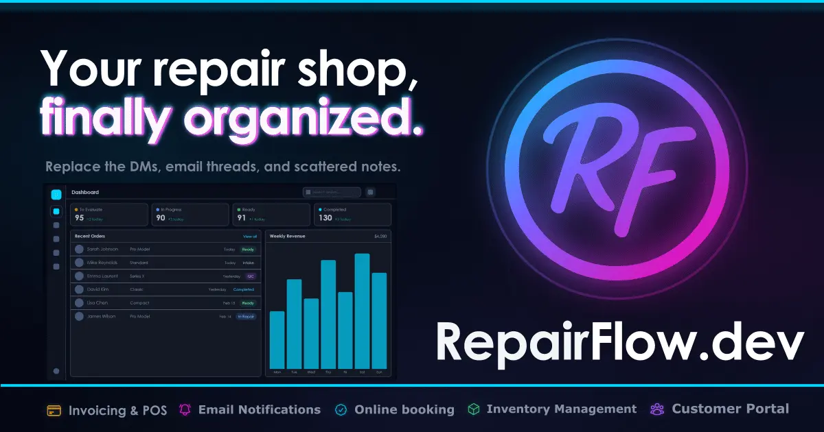 Screenshot 1 of RepairFlow