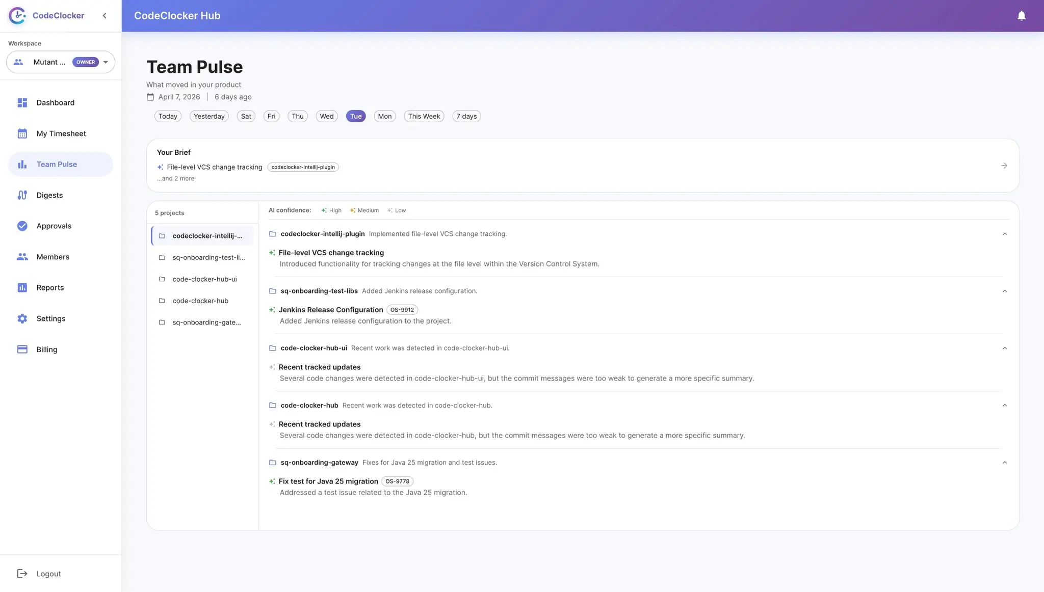 Screenshot 2 of CodeClocker