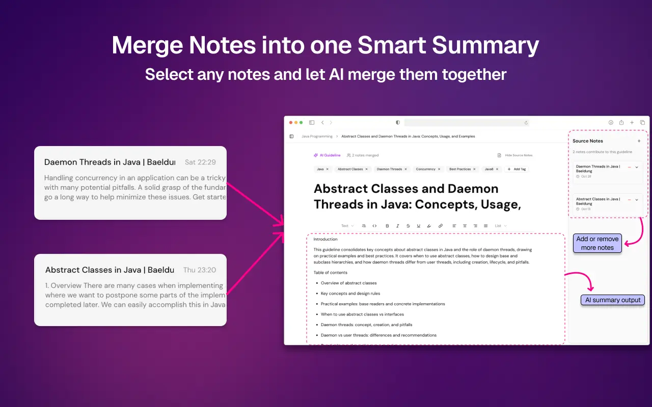 Screenshot 3 of RecapNotes AI