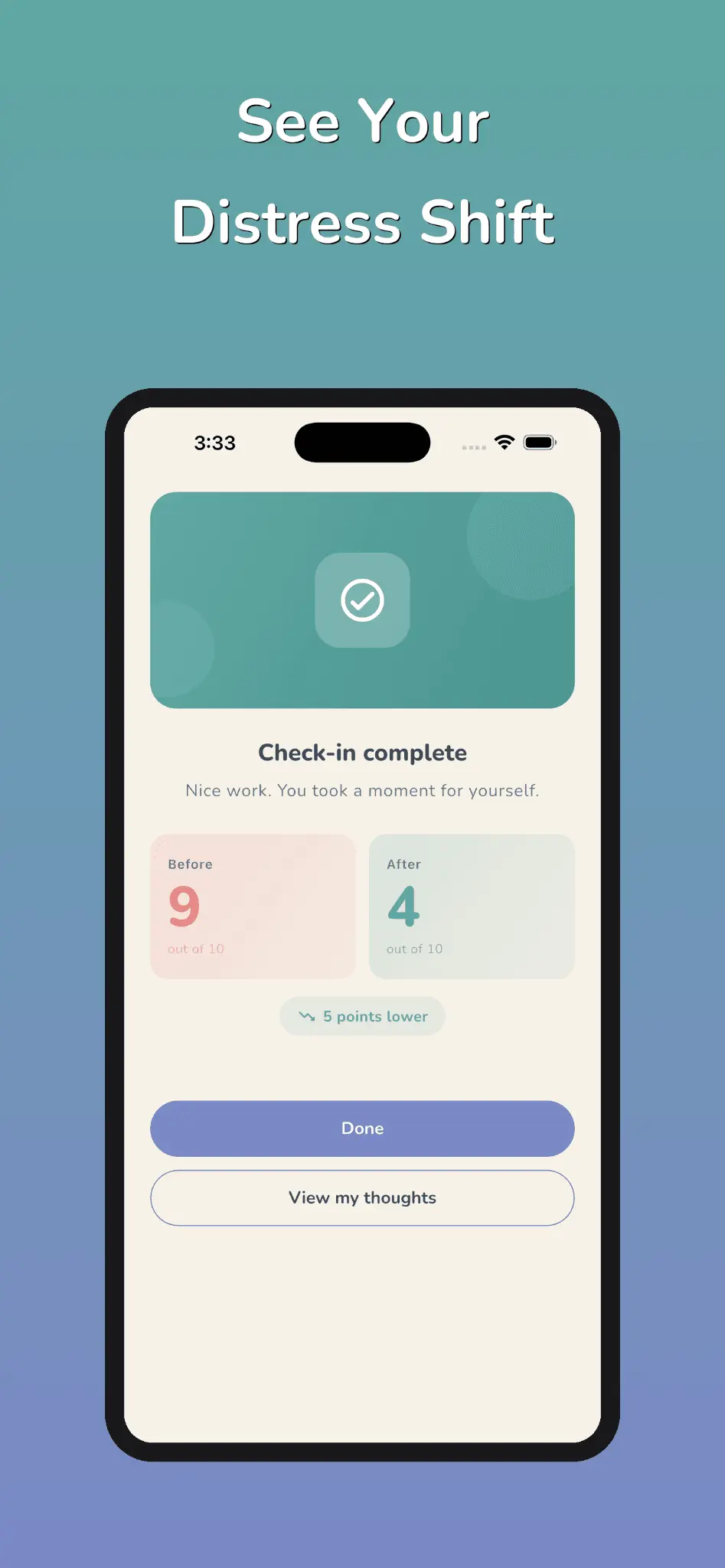 Screenshot 4 of Thought Tracker CBT