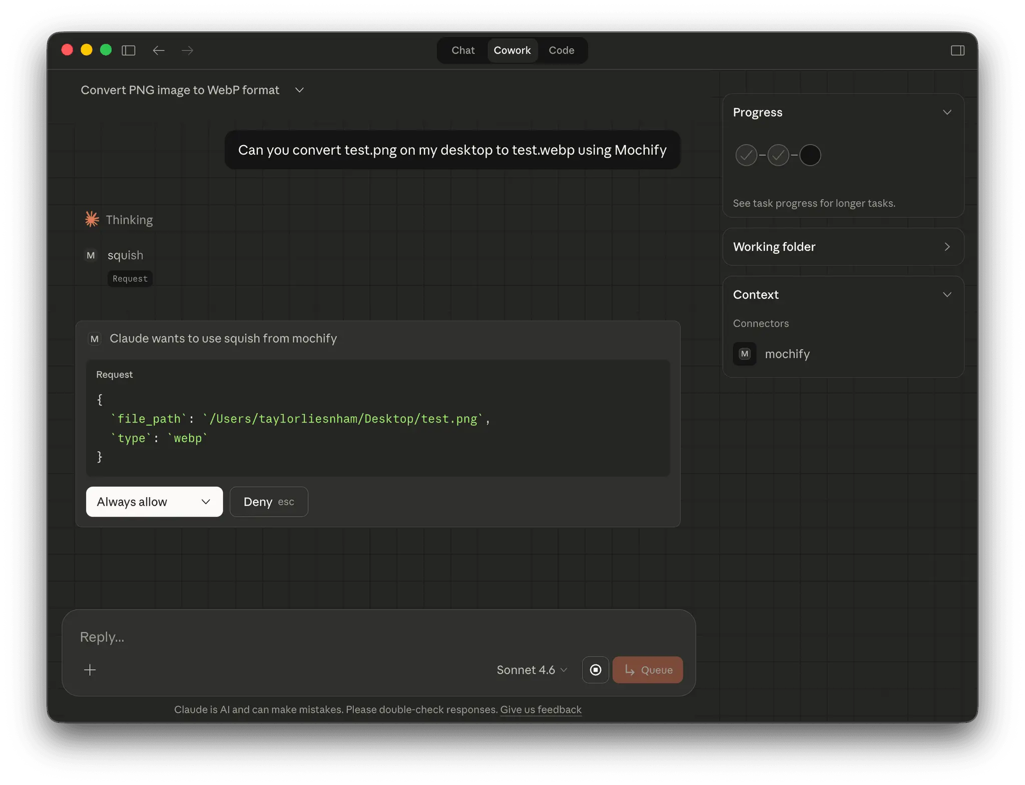 Screenshot 3 of Mochify