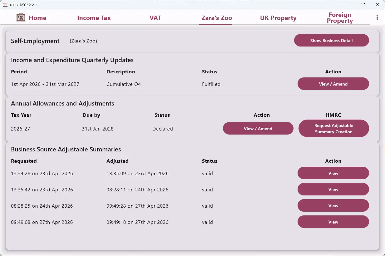 Screenshot 3 of Best MTD Income Tax Bridging Software UK