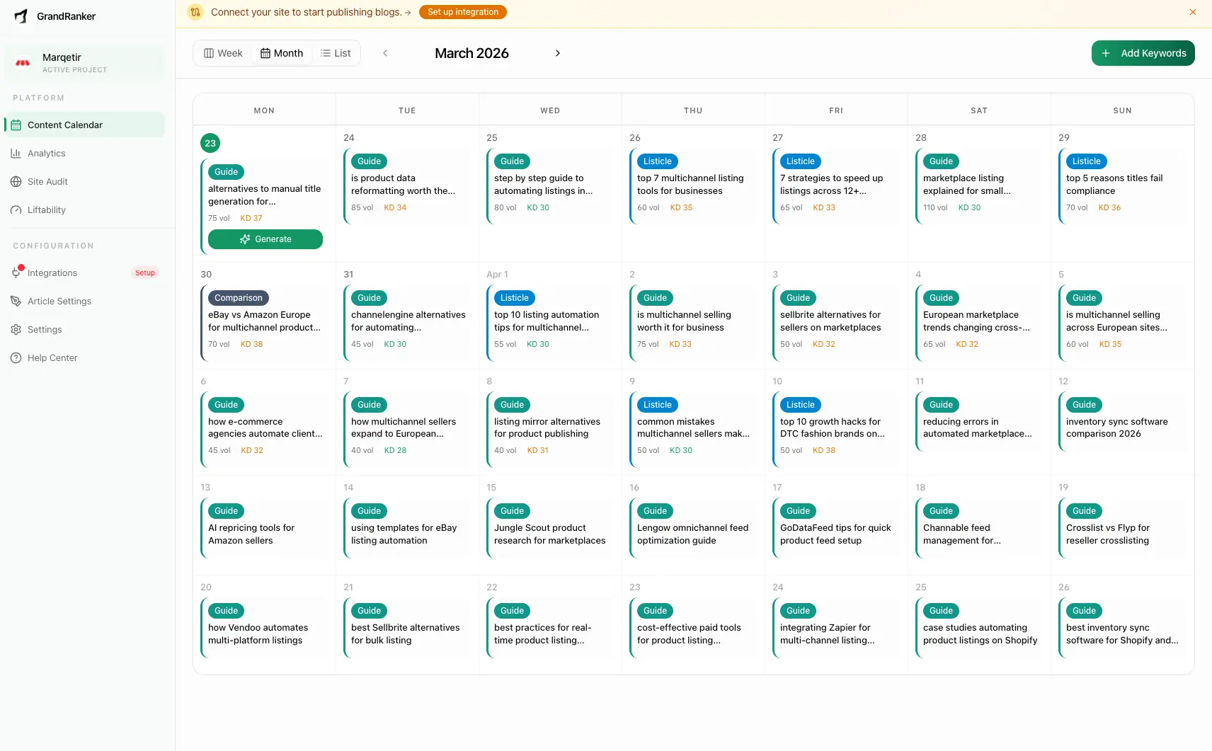 Screenshot 3 of GrandRanker